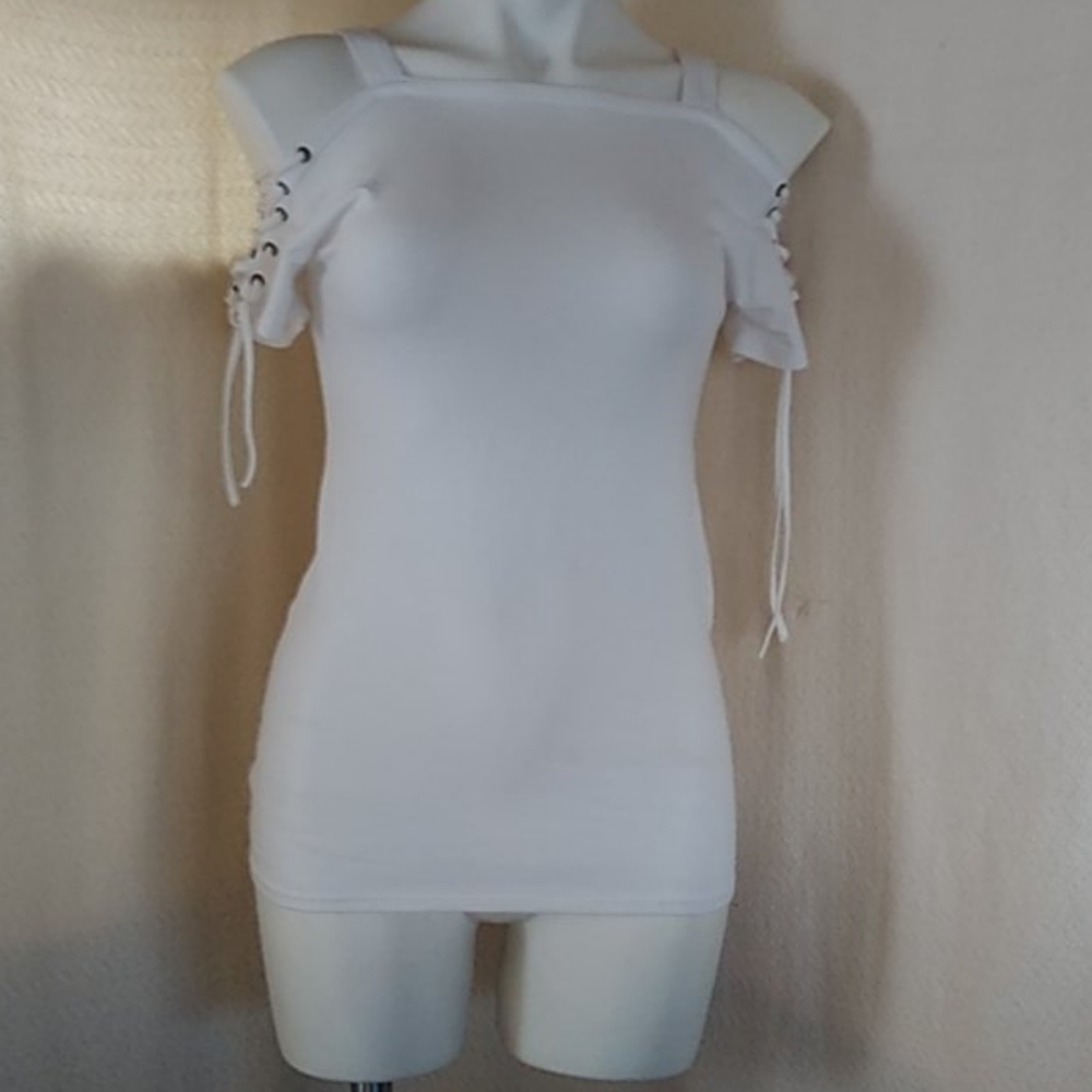 White off off the shoulder sexy top